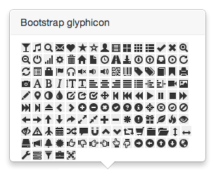 Bootstrap glyphicon icons Joomla