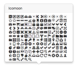 Icomoon icons Joomla